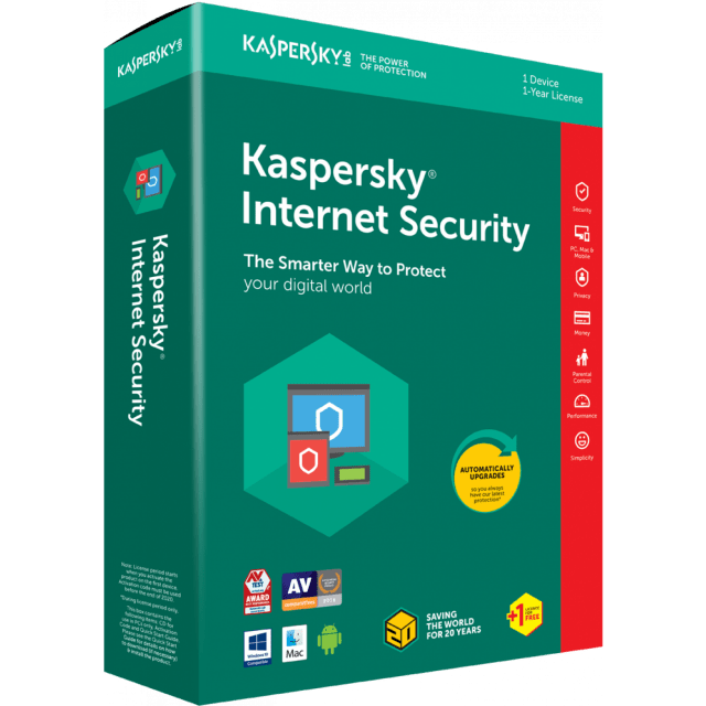 Phần mềm Kaspersky Internet Security 3 thiết bị 2020, 2021
