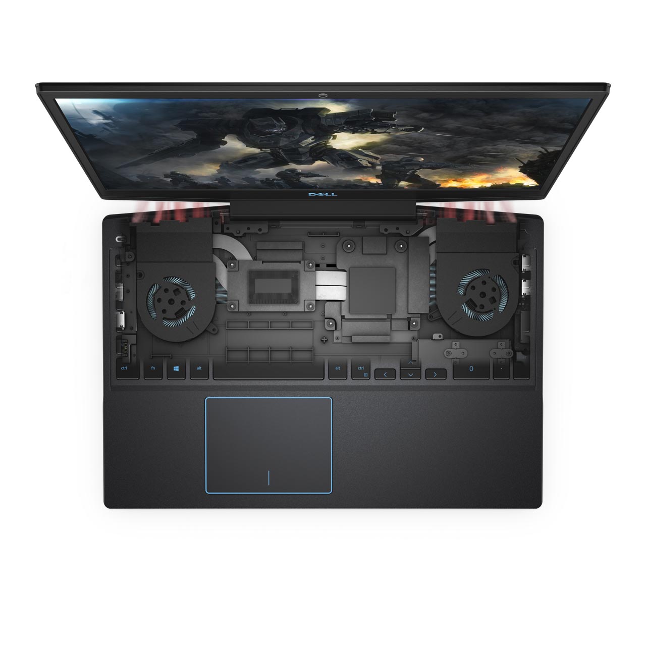 Laptop Dell G3 15 3590 (Intel Core i7-9750H/2.60 GHz/12 MB/ 2x4GB RAM/512GB SSD/6GB NVIDIA GeForce GTX 1660Ti/15.6 FHD/WL+BT/McAfee MDS/Win10Home,1Yr) -...