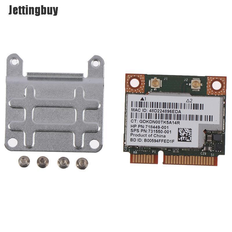 Jettingbuy 2.4/5Ghz 300Mbps Wifi Thẻ Không Dây Bluetooth 4.0 Cho Máy Tính Xách Tay Bcm943228hmb
