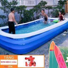 Bể Bơi Người Lớn – Khám phá ngay Bể bơi phao 3 tầng Khổ lớn 250 X 150 X 56cm cho bé yêu – Ngộ nghĩnh đáng yêu, An toàn với trẻ nhỏ + Tặng ngay 1 Bơm bể bơi cao cấp Giảm ngay 50% chỉ trong hôm nay