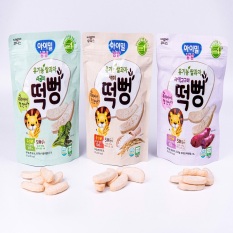 Bánh gạo hữu cơ không đường Ildong Ayimeal YumYum Ddeokbbeong Hàn Quốc cho bé ăn dặm từ 6M [ Date T09/2022 ]