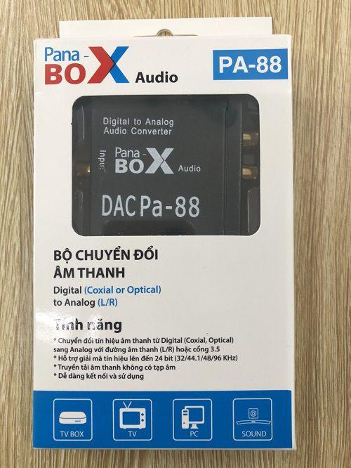 Bộ Chuyển Đổi Quang Ra AV PanaBox PA-88 Chính Hãng Có Dây Nguồn USB