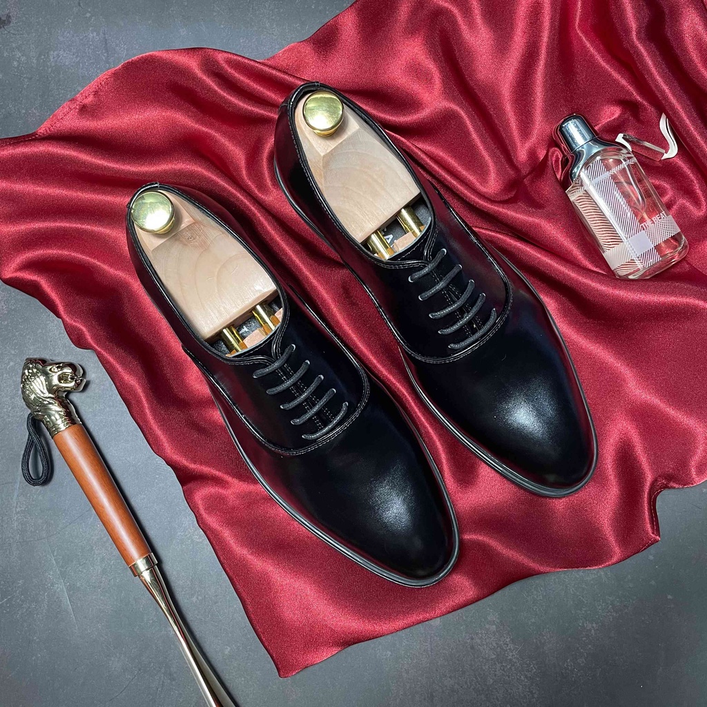 Giày tây - giày Oxford nam Manlio Legat màu đen G4151-B