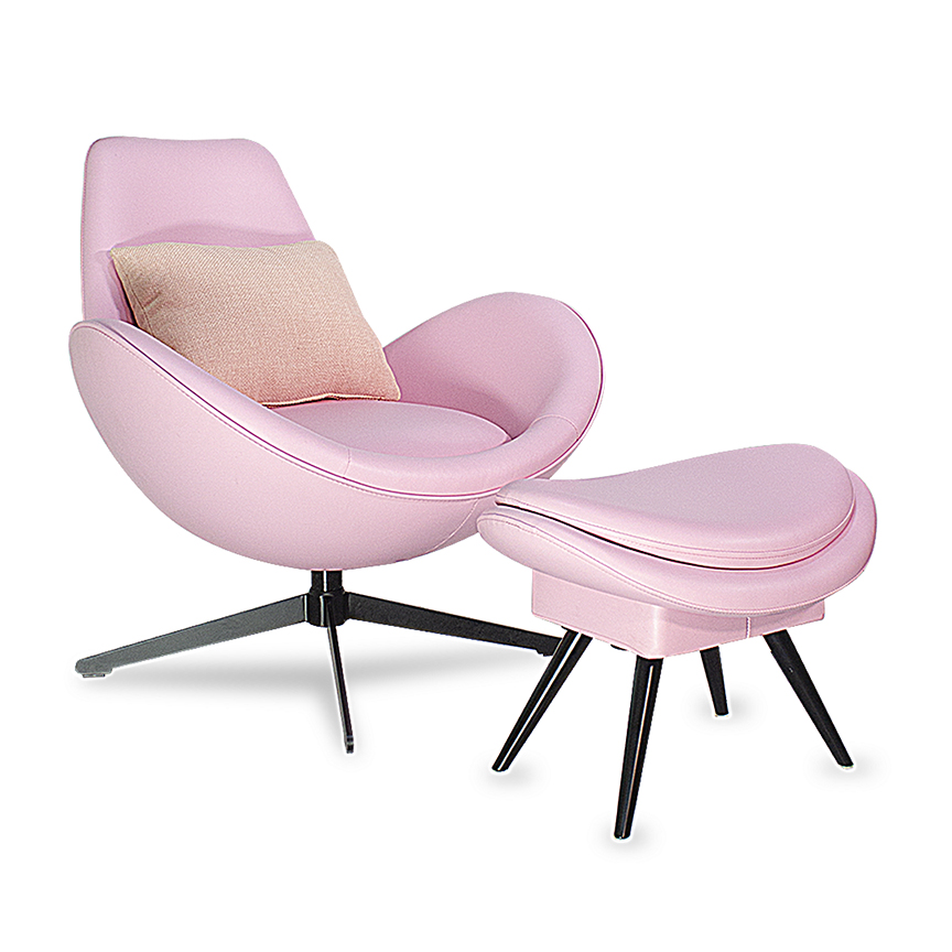 ghế bành arm chair (egg chair OTRI Chummy) phong cách thư giãn thượng lưu, chân xoay Phục Vị thiết kế...
