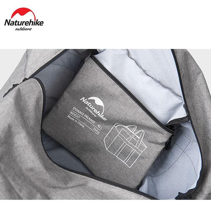 Túi đựng quần áo chăn màn du lịch dã ngoại gấp gọn Naturehike NH60A060-E loại 45L