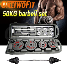 tạ tập tay barbell Weight 50kg (4x5kg,4×2.5kg,6×1.25kg,4×0.5kg) OT043. Bộ đĩa tạ tập gym 50kg