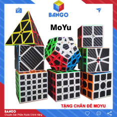 Rubik 3×3 2×2 4×4 5×5 Tam Giác Carbon Biến Thể Skewb Megaminx Square 1 Pyraminx Moyu Meilong Giá Rẻ