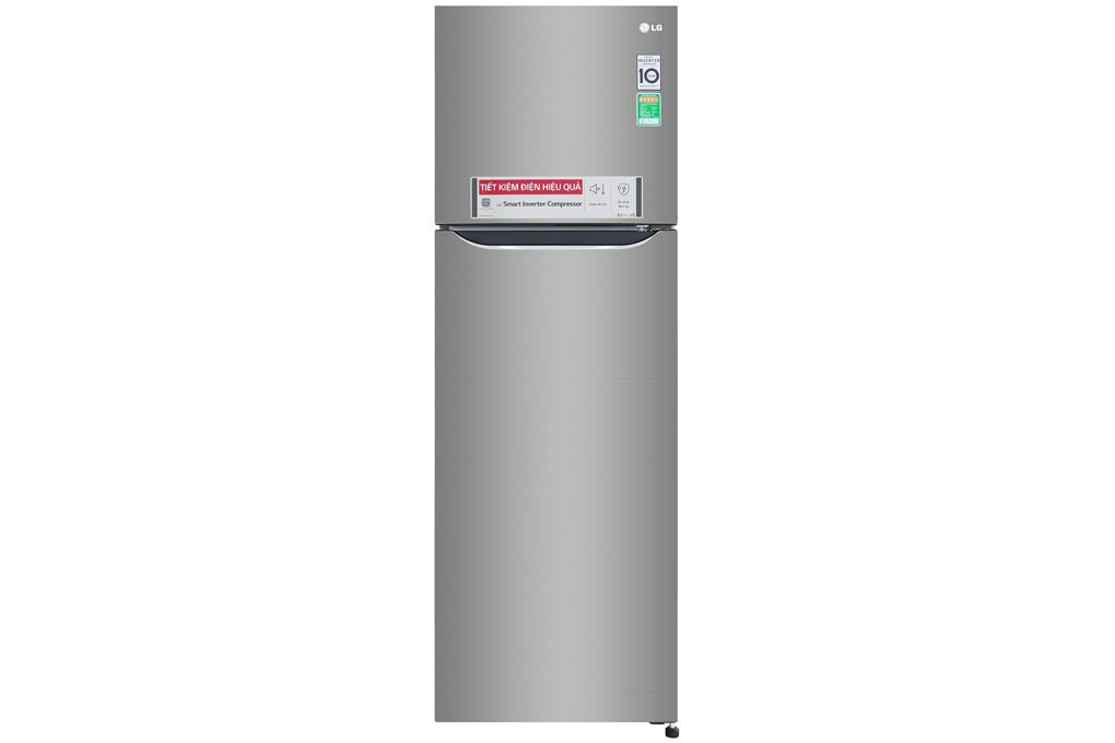 [Giao tại HCM] Tủ lạnh LG Inverter 255 lít GN-M255PS - Công nghệ làm lạnh DoorCooling+ làm lạnh từ cánh...