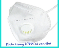 Khẩu trang N95 có van thở siêu kín siêu thoáng chống bụi mịn PM2.5