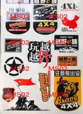 DECAL TRANG TRÍ XE 1:8 VÀ 1:10 100K-120K-150K