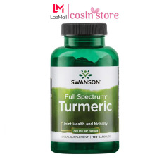 Viên Uống Swanson Turmeric 720mg Tinh Chất Nghệ Vàng 100 Viên Của Mỹ USA – 720 mg – Cosin Store