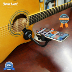 Giá để điện thoại gắn trên đàn Guitar làm bằng nhựa cao cấp, thiết kế xoay 360 độ thuận tiện mọi góc cạnh, siêu bền