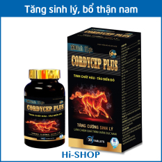 Tinh Chất Hàu Biển – Tảo Biển Đỏ Cordycep Plus bổ thận, tráng dương, tăng cường sinh lý nam – Hộp 30 viên