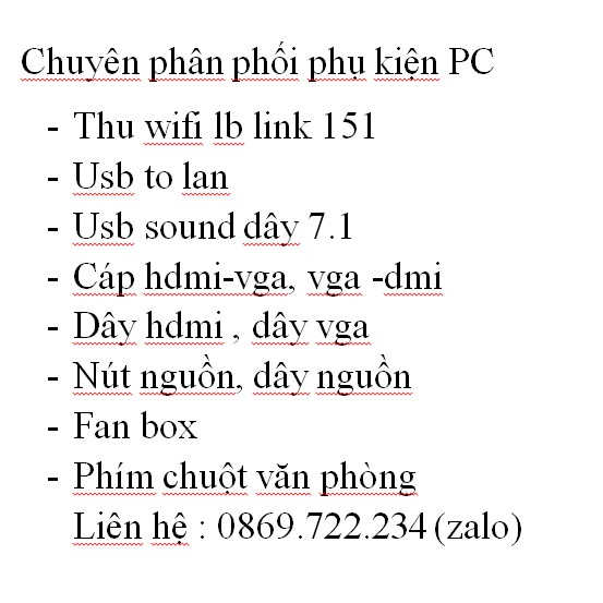 Usb Sound Dây 7.1 ( CáP ChuyểN ĐổI Usb Ra Âm Thanh CổNg 3.5)