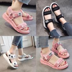 Sandal nữ siêu nhẹ quai vải DSY đế êm nhẹ 3 màu cực cute (sandal nữ đi học, sinh viên)