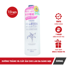 Nước hoa hồng ý dĩ dưỡng trắng Naturie Hatomugi Skin Conditioner cấp ẩm 500ml