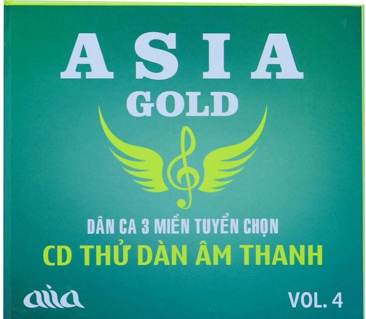 [MDCD] ASIA GOLD - Đĩa CD Thử Dàn Âm Thanh Vol4 - CD Dân Ca 3 Miền Tuyển Chọn