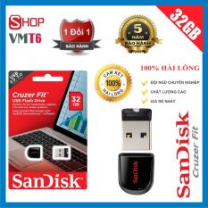 USB 32GB SanDisk 2.0 CZ33 Cruzer Fit – Bảo hành 5 năm !