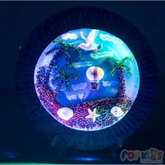 Tranh Tô Màu 3D Có Đèn Đồ Chơi Thủ Công Cho Bé Sáng Tạo