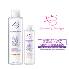 Nước tẩy trang XBeauty dưỡng trắng ngừa mụn cho mọi loại da XBEAUTY CLEANSING WATER 4 in 1 (100ML/300ML). Với công thức siêu phân tử nước thần kì giúp làm sạch sâu, dưỡng ẩm