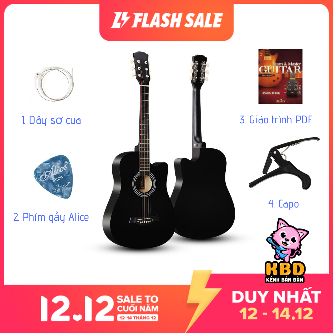 Đàn Guitar Acoustic Cao cấp Siam Sound chính hãng nhập khẩu Thái Lan. Bảo hành trọn đời. Tặng kèm bộ...