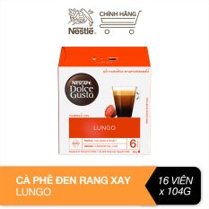 Cà phê đen rang xay Nescafé® Dolce Gusto® – Lungo hộp 104g (16 viên nén)