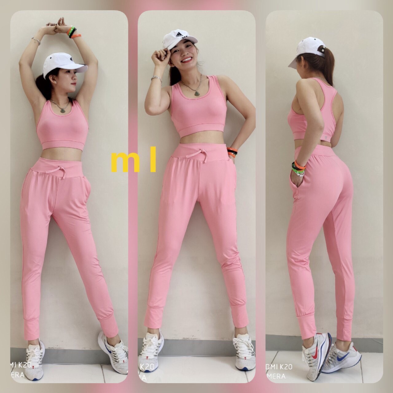 Đồ Tập Gym Nữ Sét Bộ Jogger Cao Cấp Bin Sports BD062