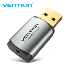 【COD】Vention Card âm thanh USB To Jack 3.5mm 2 trong 1 giao diện bộ điều hợp âm thanh usb card âm thanh bên ngoài Tai nghe Tai nghe USB Soundcard cho PC PS4
