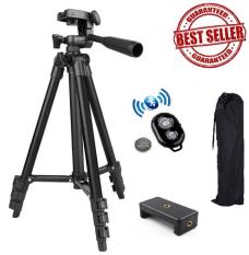 ✔️✔️ Chân đế chụp hình Tripod 3120 (Đen) + Tặng 1 Remote chụp hình Bluetooth + 1 Gá kẹp điện thoại loại 002