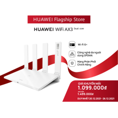 Bộ định tuyến HUAWEI WiFi AX3 (CPU 2 nhân) | 3000 Mbps | Wi-Fi 6+ | Công nghệ đa người dùng OFDMA | Hàng Phân Phối Chính Hãng