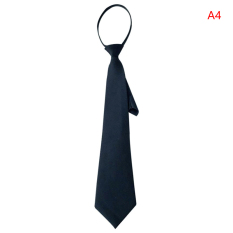 [nuwg] Cà Vạt Nam kẹp màu đen cà vạt an toàn cho Nam Nữ cà vạt quần áo phi giới tính
