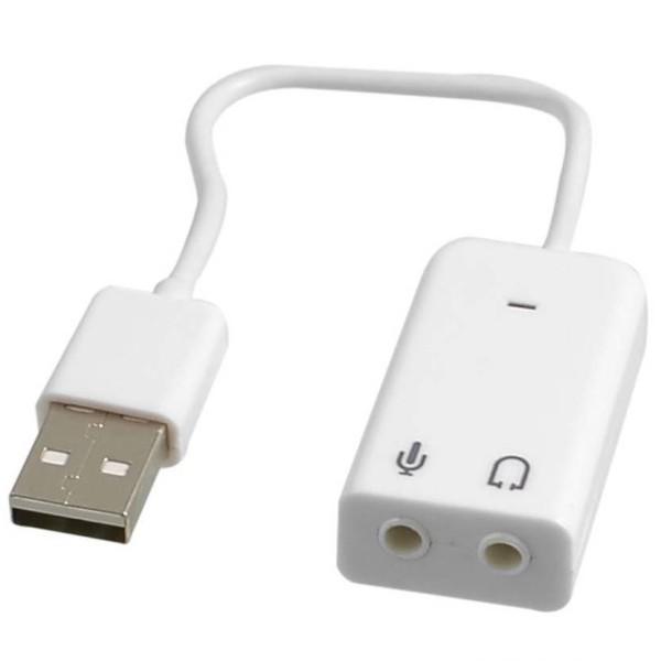Cáp USB ra Sound 7.1 (màu trắng )