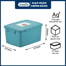 Thùng đựng đồ đa năng 30L- thùng đựng đồ – chơi cho bé – thùng đựng đồ, thùng cao cấp, thùng nhựa cao cấp, thùng đựng quần áo – Notororo INOCHI giúp không gian trở nên g0ọn hàng và ngăn lắp THDN30L