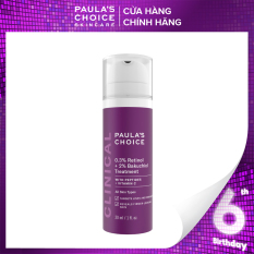 Tinh chất chống lão hóa từ Retinol và Bakuchiol Paula’s Choice Clinical 0.3% Retinol + 2% Bakuchiol 30ml Mã 8015