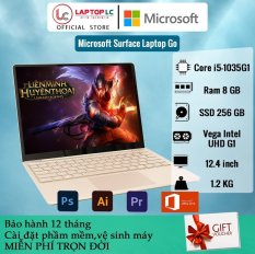 [Máy Mới] Microsoft Surface Laptop Go mỏng nhẹ (3 màu:Blue,Platinum,SANDSTONE)(Intel Core I5-1035G1/8GB/256GB)[Laptoplc]