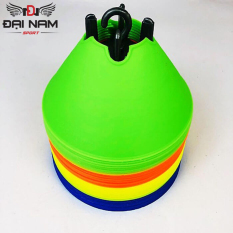 Bộ 10 Nấm Tập Chiến Thuật Bóng Đá Cao 16cm ,Cone Tập Luyện Thể Thao Chính Hãng Đại Nam Sport