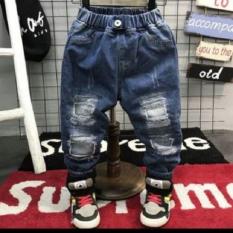 QUẦN BÒ-QUẦN BÒ RÁCH Ô VUÔNG SÀNH ĐIỆU CHO BÉ