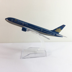 Mô hình máy bay 777 kim loại B777 dòng Boeing 777 ~16cm món quà tặng mô hình die-cast trưng bày phù hợp với bàn làm việc, kệ ti-vi, giá sách