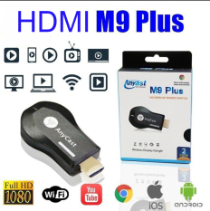 HDMI Không Dây, Anycast M9 Plus 2020 Full HD 1080P – HDMI không dây – Kết nối điện thoại với Tivi dễ dàng Truyền tải màn hình điện thoại lên Tivi nét không bị vỡ hình chơi game mobile trên màn hình tivi.