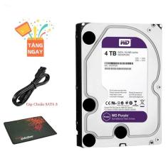 Ổ Cứng HDD Western Digital Purple 4TB 64MB Tím (Bảo Hành 24 Tháng 1 Đổi 1)