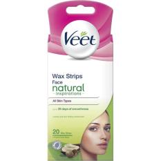 Miếng Dán Tẩy Lông Mặt Veet Face Precision Wax Strips – Da Thường
