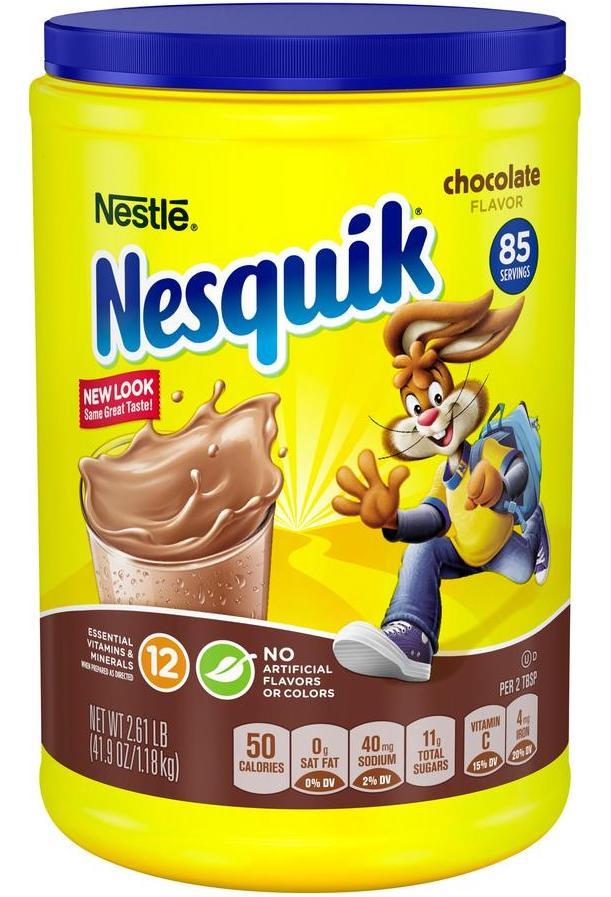 Bột Sữa Cacao Nestle Nesquik Mỹ 1.275kg - USA - Mẫu Mới Nhất