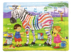 Tranh xếp hình cho bé 30 mảnh ghép khổ A4, Tia Sáng Việt Nam, Đồ chơi trí tuệ cho bé từ 3 tuổi