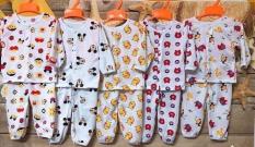 5 bộ dài in kín cài giữa bé trai/bé gái 4-14kg (size 2-6)