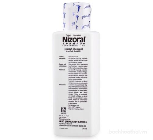 Dầu gội ṫrị ǥàu, ņấm Nizoral Shampoo Ketoconazole 2% - 100ml