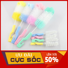 Bộ Cọ Rửa Bình Sữa – Núm Ti 2 Món Siêu Tiện Lợi