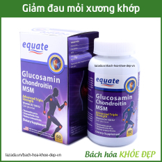 Viên uống bổ xương khớp Glucosamin equate giảm đau nhức mỏi xương khớp, giảm thoái hóa khớp – Hộp 60 viên mỗi ngày dùng chỉ 3 viên