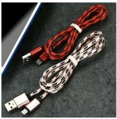 Cáp sạc android có bọc dù chống rối cổng Micoro USB cho Android: Samsung, Oppo, HTC,,, dài 1m dây bọc dù làm dây rất bền