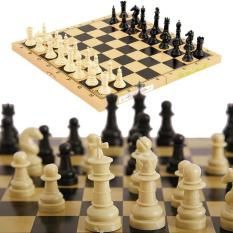 Bộ bàn Cờ Vua cỡ lớn chuẩn quốc tế hộp nhựa xếp gọn