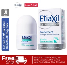 Lăn Khử Mùi (màu xanh) Etiaxil Détranspirant Traitement Aisselles Peaux Sensibles 15ml (Dành cho da hỗn hợp, da nhạy cảm) – Etiaxil Chính hãng